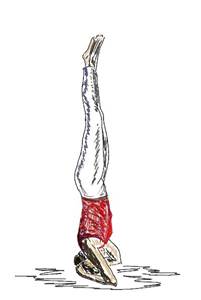 1.	सिरासाना � Sirassana � Der Kopfstand