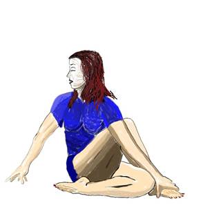 9.	अरधा मातसयेनद्रअसाना � Arda Matsyendrasana � Der Halbe Drehsitz
